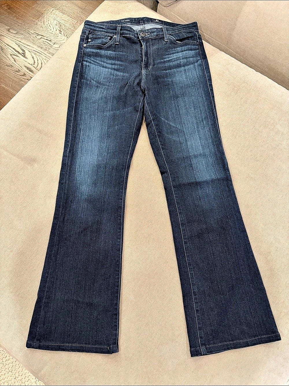AG Adriano Goldschmied The Angel Bootcut Jeans Blue Waist 28